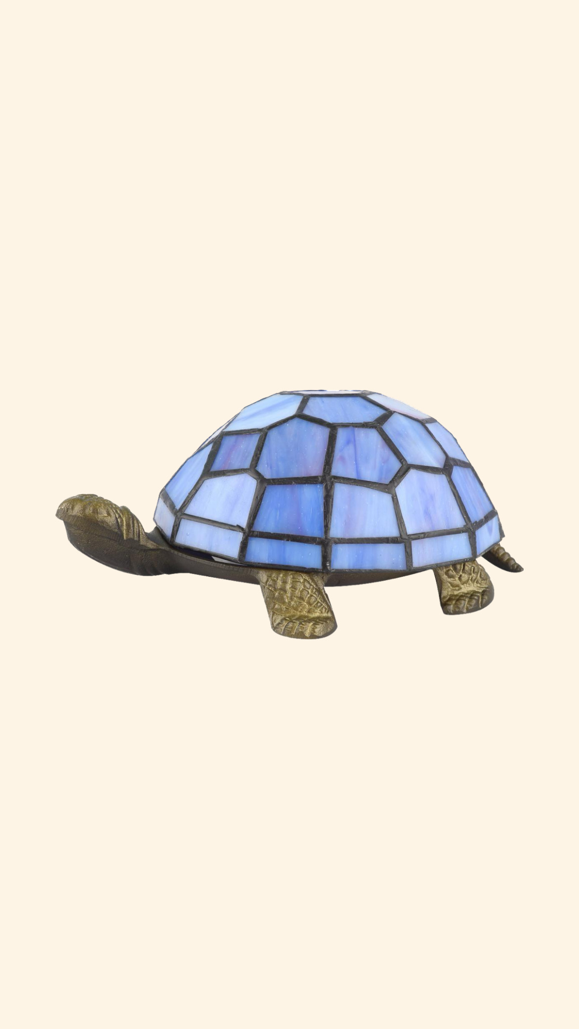 Tiffany Lampa Sköldpadda i blå