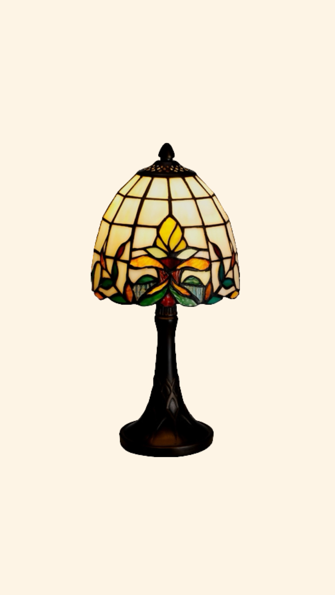 Tiffany Bordslampa Lilja 15cm
