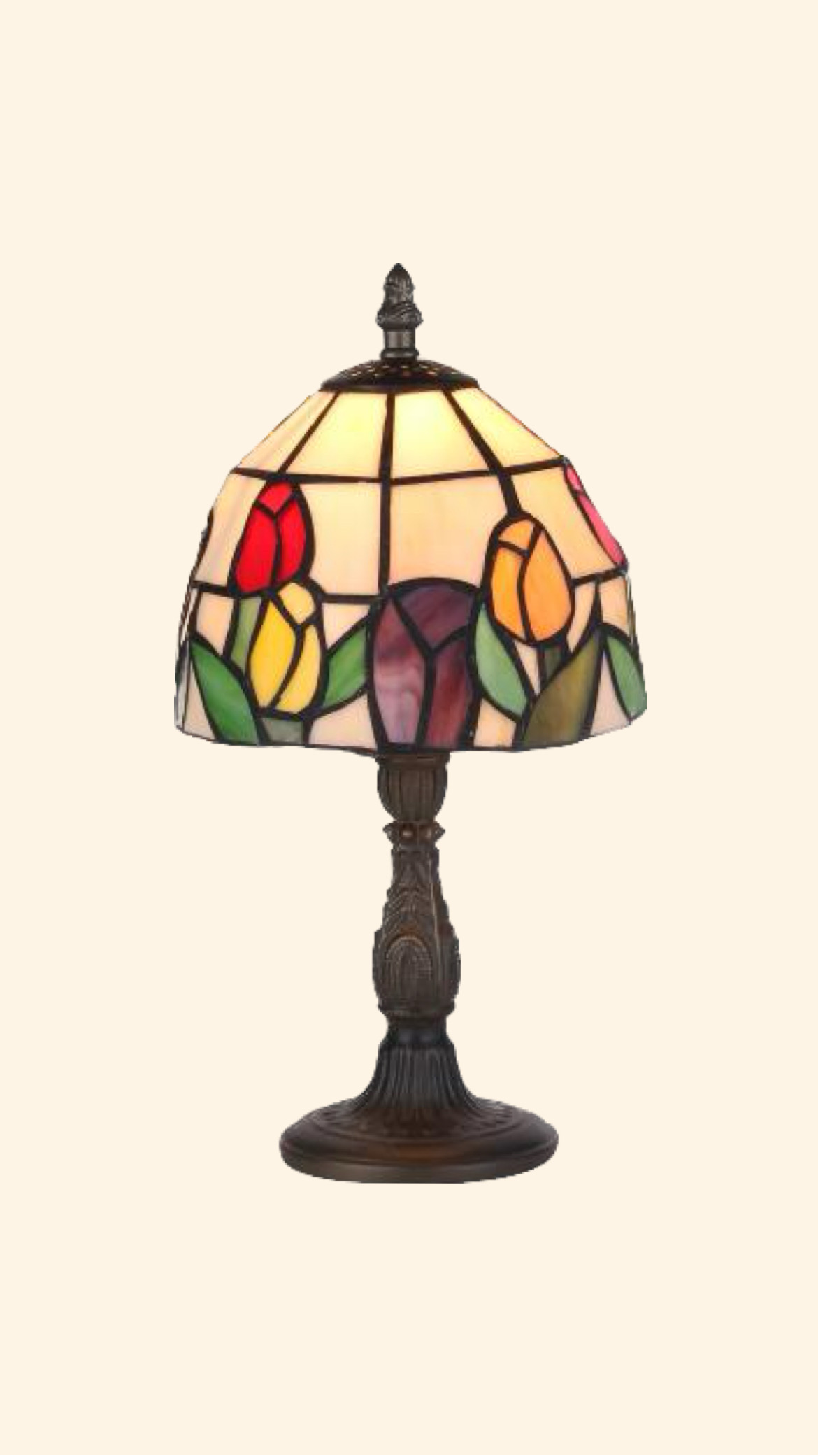 Tiffany Bordslampa Tulpaner 16 cm 